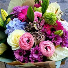 Florist Choice Hand-Tied in Water