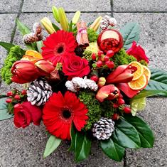  Christmas florist choice hat box 